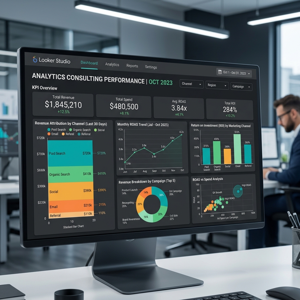 Dashboard de pipeline B2B no Data Studio